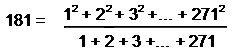 181 expressed in terms of 271