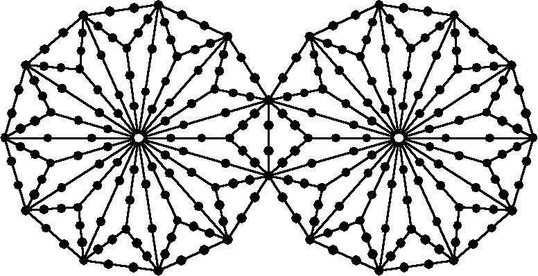 260 boundary yods surround centres of two joined Type B undecagons