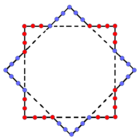 24-24 yods in two interlaced squares