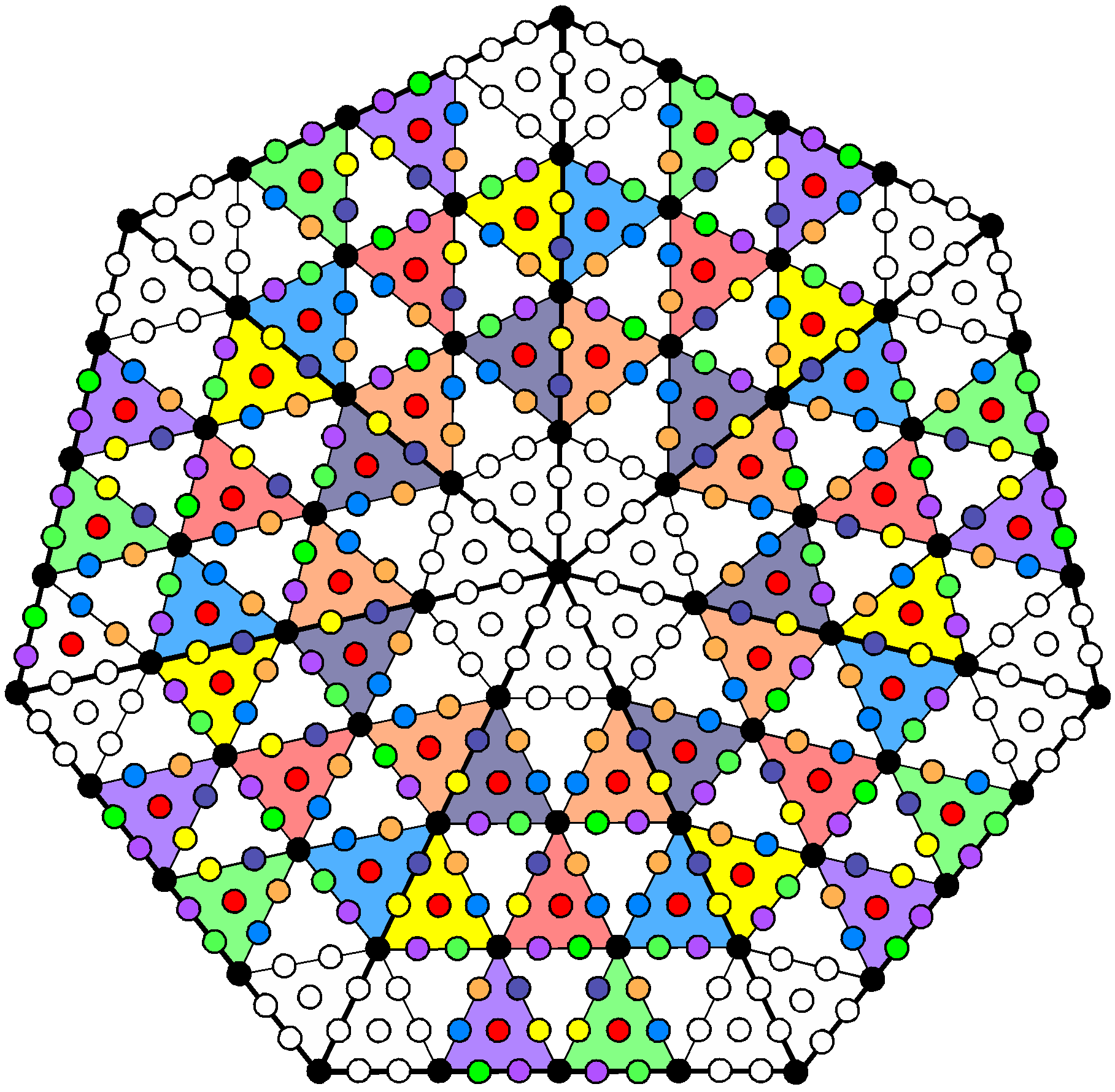 504 yods surround centre of heptagon