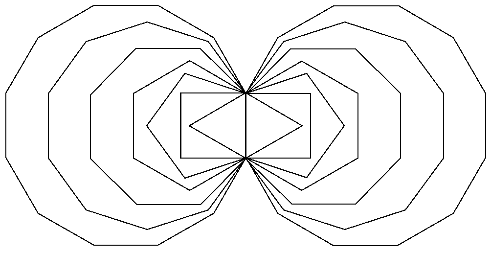 (7+7) enfolded polygons