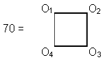 70 as sum of 4 octagonal numbers