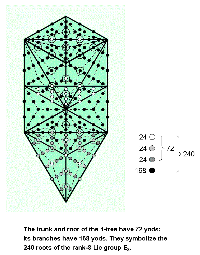 (72+168) roots of E8