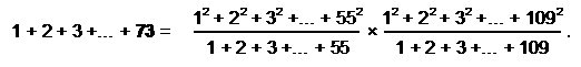 73 expressed in terms of 55 & 109