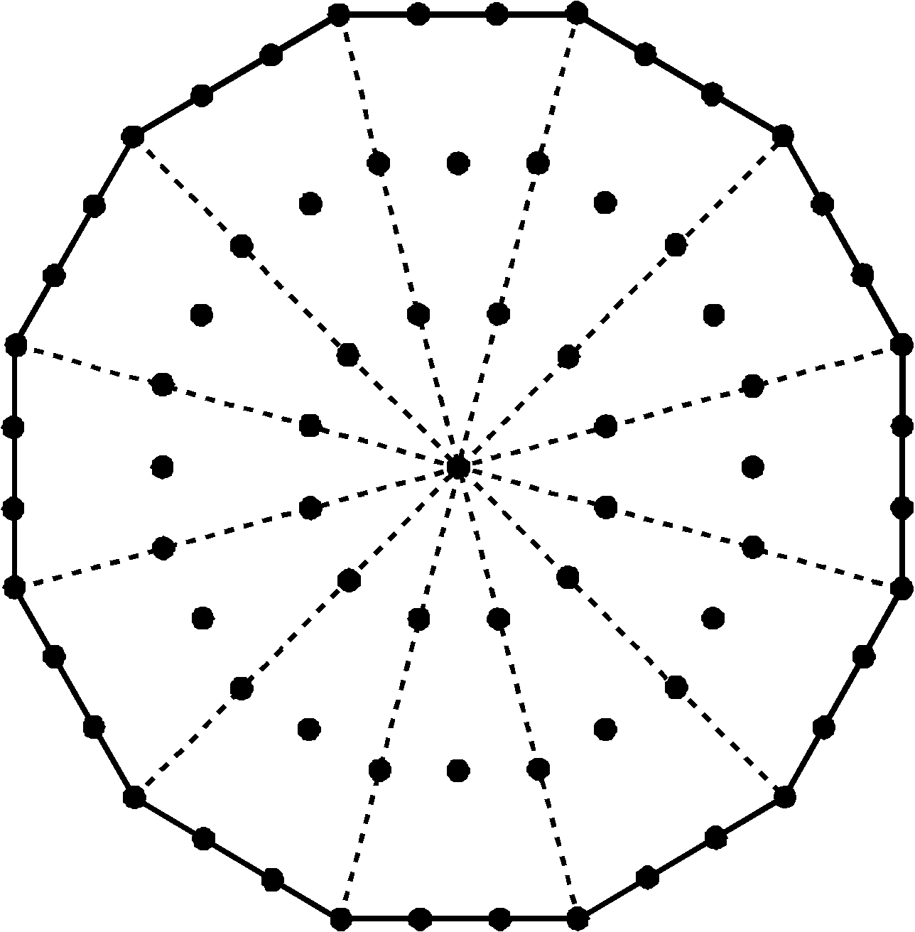 73 yods in dodecagon