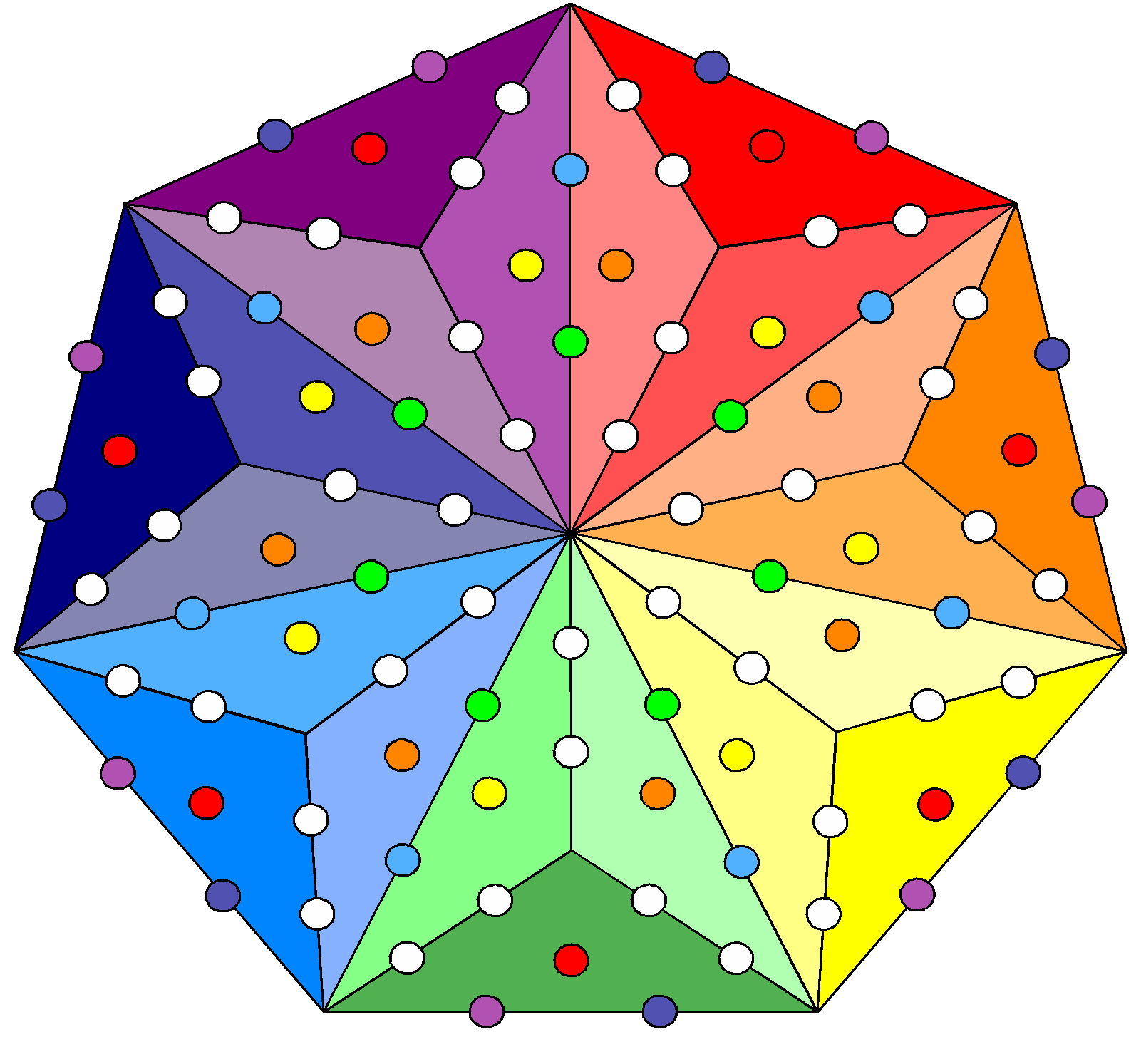 91 embodied in Type B heptagon