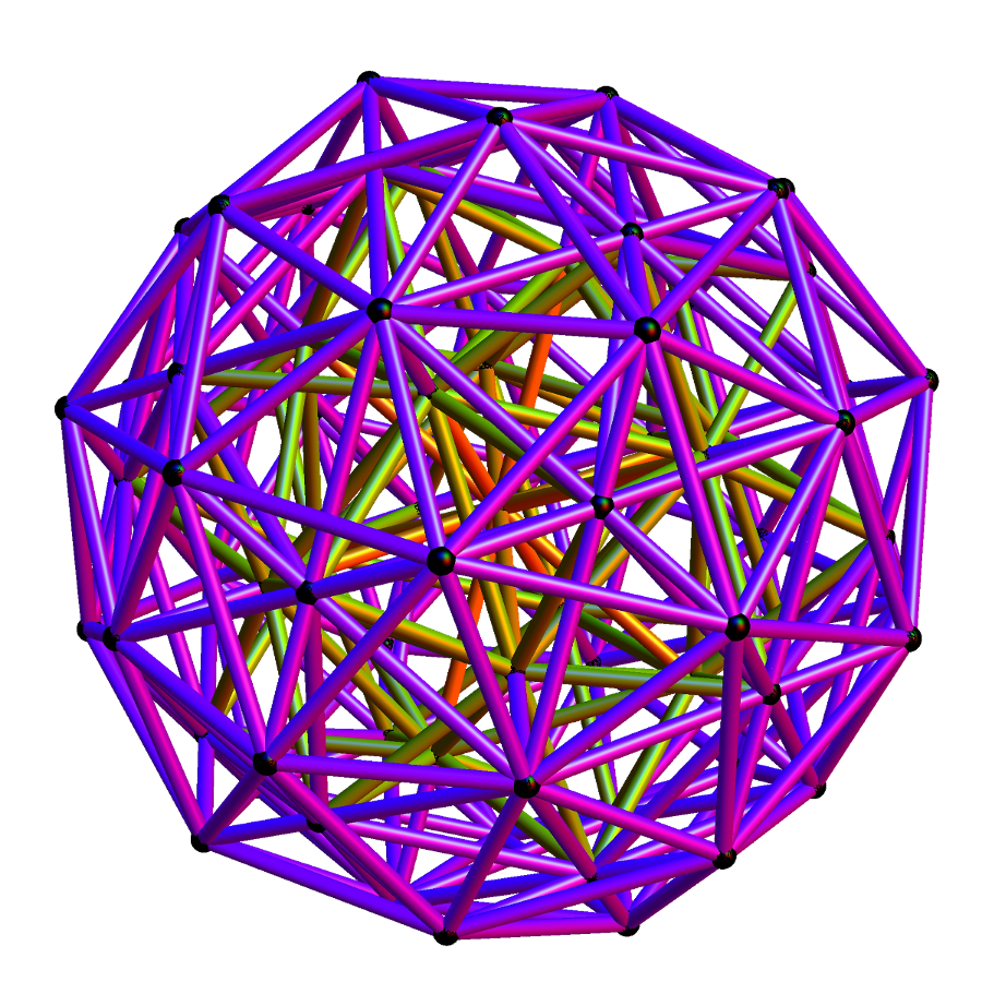 3-d projection of 600-cell