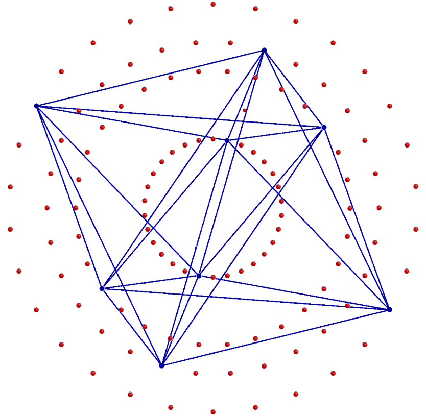 16-cell in 8 triacontagons