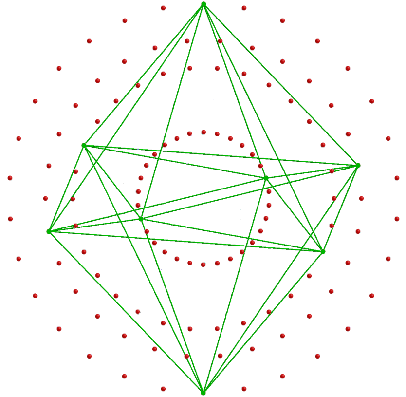 16-cell in 8 triacontagons