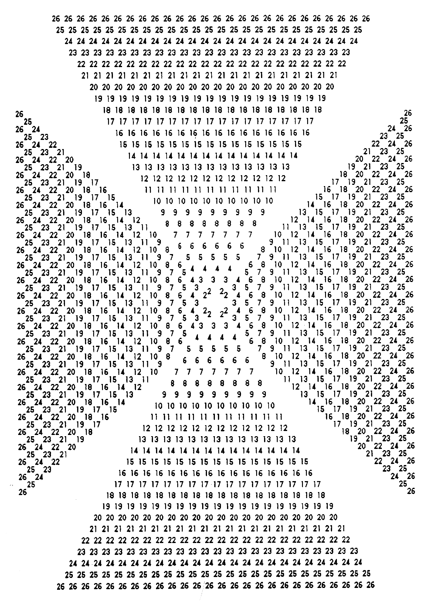 Cross pattee representation of 24800